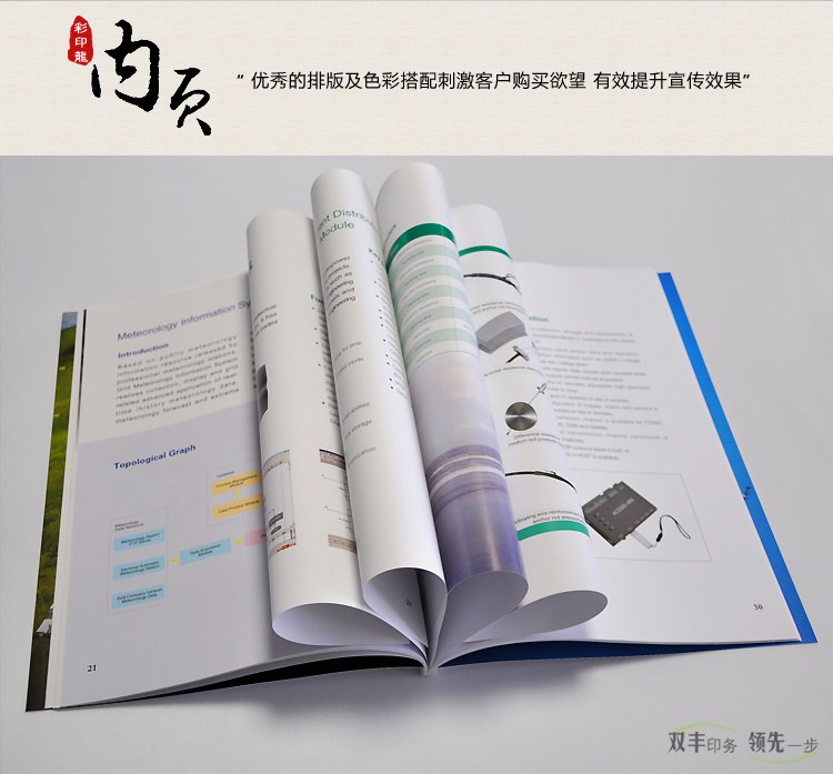內(nèi)頁：優(yōu)秀的排版及色彩搭配刺激客戶購買欲望，有效提升宣傳效果