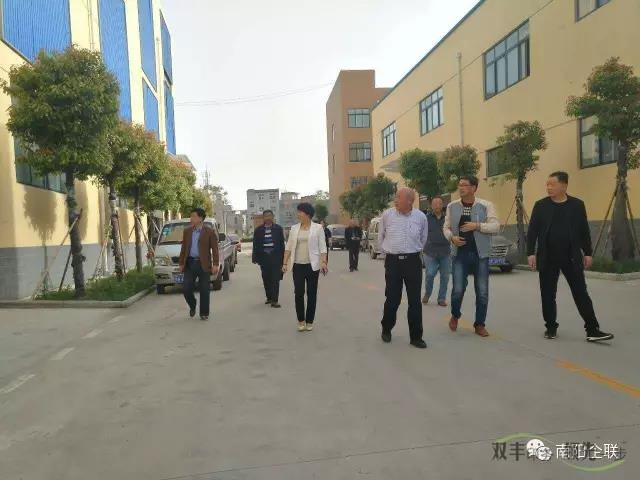 評審委員會有關專家深入南陽市雙豐印務有限公司調研